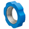 Swivel nut stainless steel DIN11851 provided with protective rubber rand